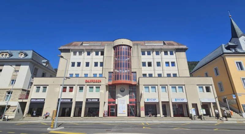 Epervier 4, Cernier — Epervier 4, le bâtiment existant — Cernier Centre